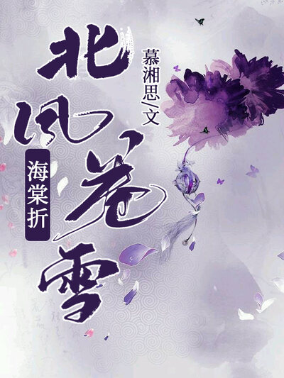 北风卷雪海棠折